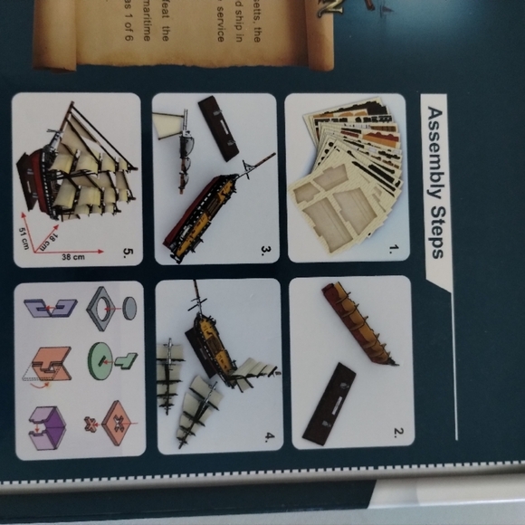 USS Constitution 3D Puzzle - Picture 6 of 6